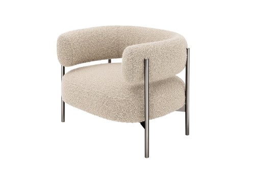 Cini Armchair curved armchair comfy designer armchair DOMO