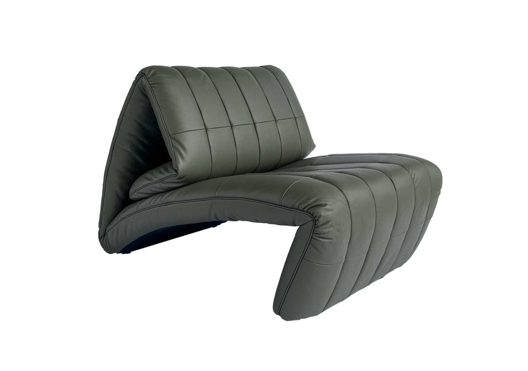 DS-266 Recliner Chair Stefan Heiliger modern sculptural shape DOMO