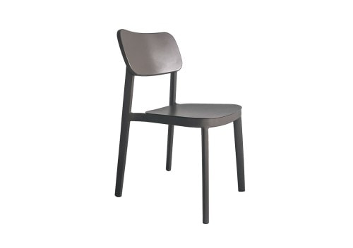 Kun Design Oval Dining Chair: Taupe