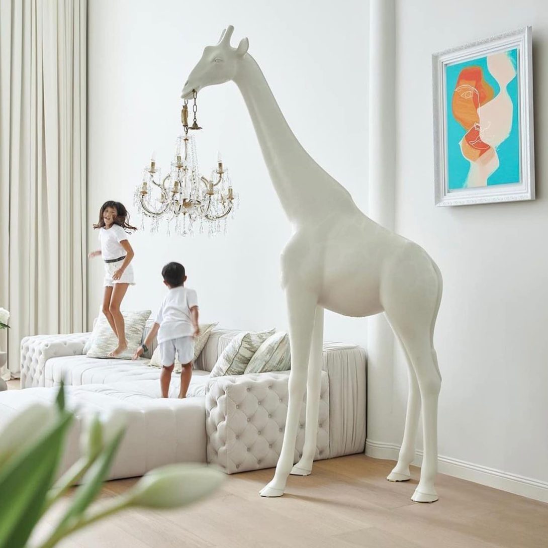 QEEBOO Giraffe white interior designer Italian furniture Italian interiors