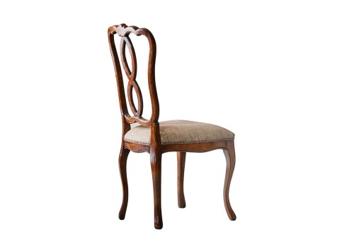 Classic Traditional Style Upholstered Dining Chair Visentin Figure 8 Shape
