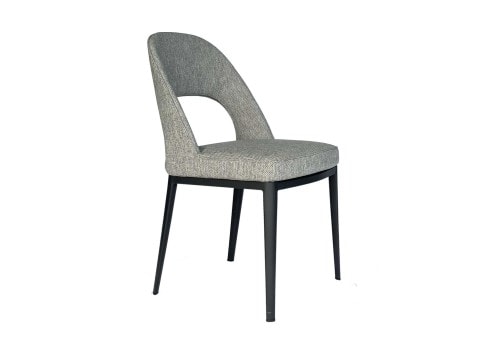 DOMO Home: L.A Dining Chair in Clark 71B with Black frame